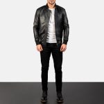 mens bomia ma 1 black leather men s blain mocha brown suede bomber jacket