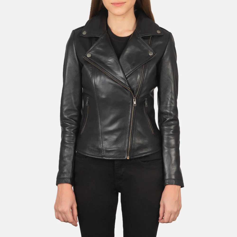 FLASHBACK BLACK LEATHER JACKET