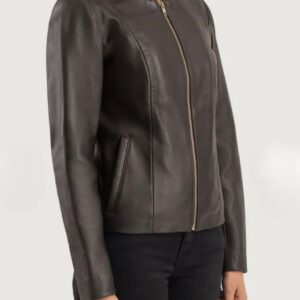 women leather jacket