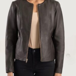 women leather jacket